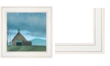 Trendy Decor 4U Lonesome Barn by Tim Gagnon, Ready to hang Framed print, White Frame, 15" x 15"